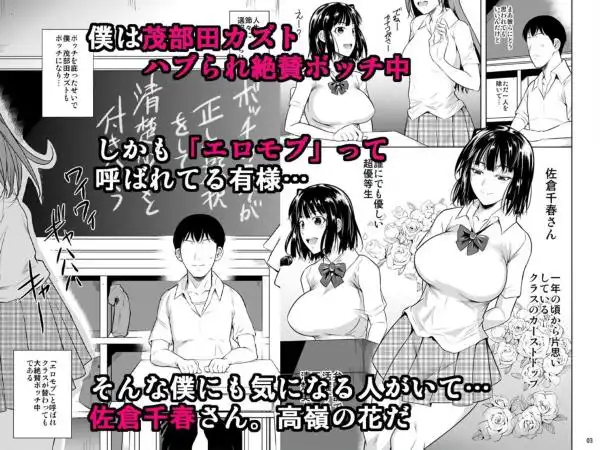 ボッチのモブが正しい選択をして清楚少女と付き合う。もちろんセックスもする(d_237360)pページ001