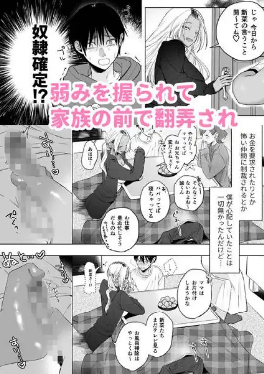 黒ギャル巨乳義妹は僕を優しく搾精したい(d_521603)ページ004