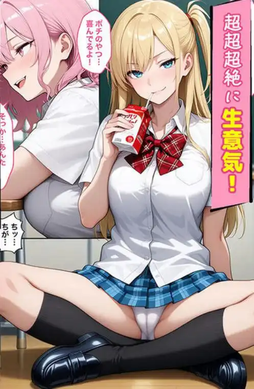 教師の俺が、なんでJKの犬に！？ドS問題児ギャル達の玩具にされ、エッチなおしおきとご褒美とXXXで無事にしつけ完了！(d_609910)ページ001