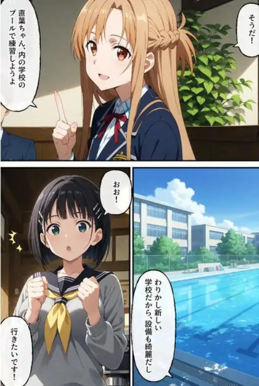 ヤリチン教師の餌食になる発情期ヒロインズ3～水泳特訓で晒し者にされる〇葉～(d_672092)ページ002