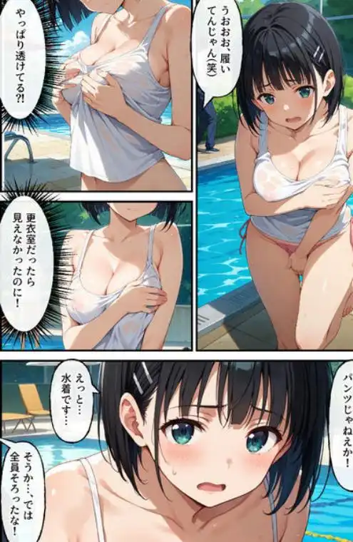 ヤリチン教師の餌食になる発情期ヒロインズ3～水泳特訓で晒し者にされる〇葉～(d_672092)ページ004
