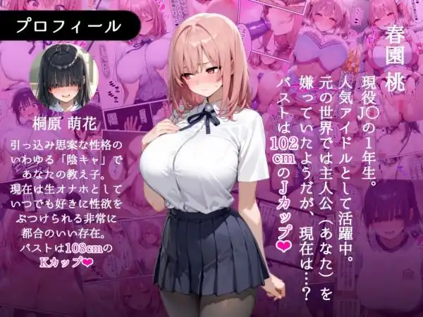 俺しか勃起できない世界 ～Jカップ爆乳アイドル生オナホ化＆教え子ハーレム～(d_677600)ページ001