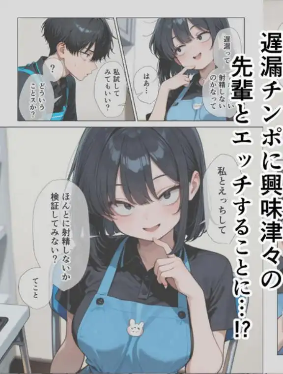 オナニーしすぎて遅漏の俺が先輩の執拗なキスハメと中出し懇願で暴発させられた挙句イキ癖つけられて早漏になっちゃった話(d_685359)ページ004