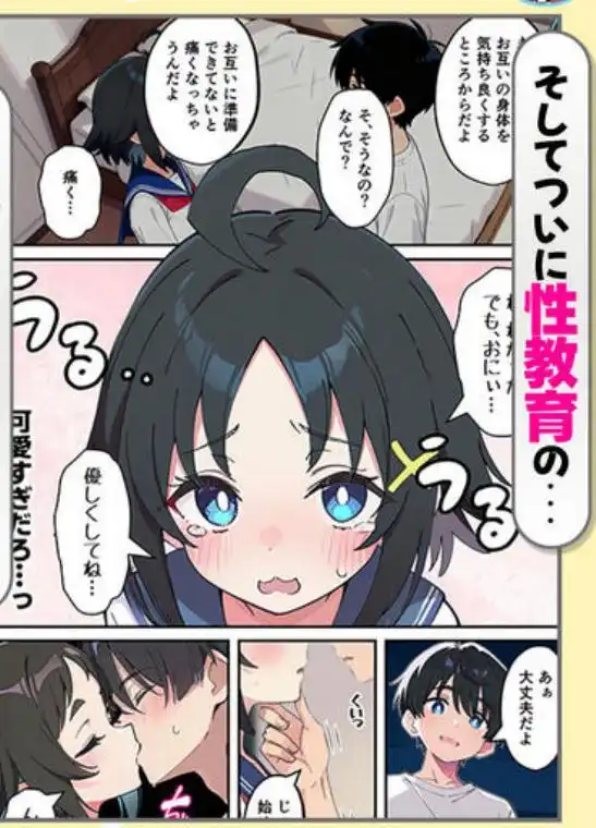 性に好奇心旺盛な妹と実践形式で性教育して中出しえっちする話(d_688016)ページ013