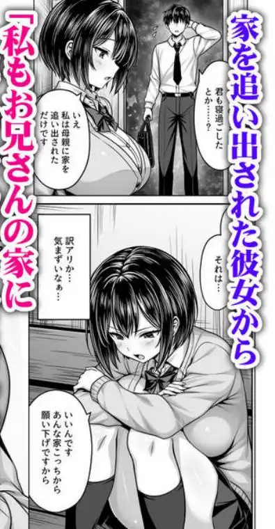 深夜の無人駅で巨乳家出JK拾った(d_711585)ページ003