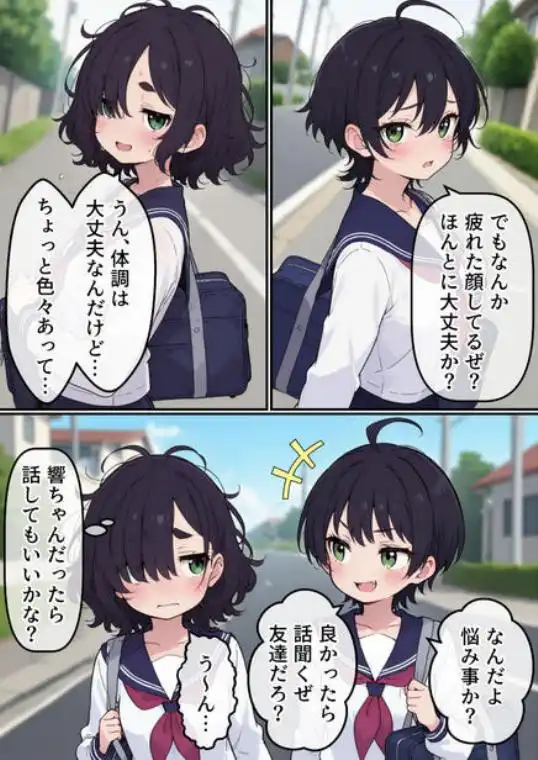 地味なオタク女子にチ〇ポが生えてこれまで縁のなかったSEXにドハマりする(d_729478)ページ012