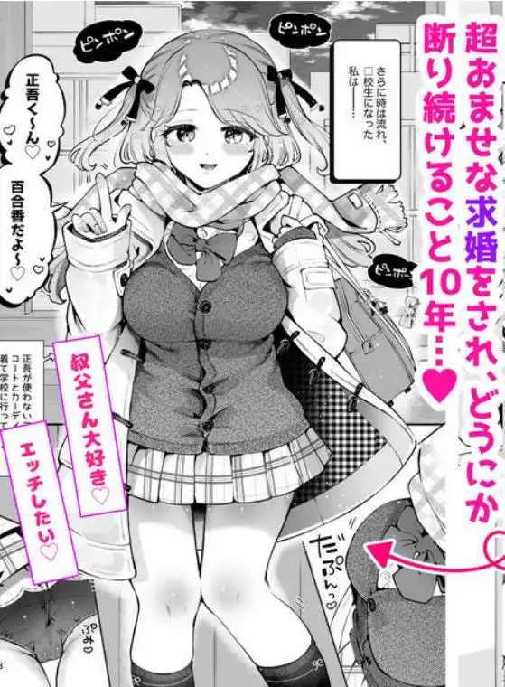 叔父が大好きな巨乳JK姪に生ハメおねだりされる話～叔父さんのお嫁さんになりたい～(d_731102)ページ002