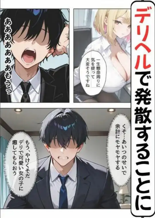 デリヘル呼んだら職場の新卒ダウナー系後輩がきて無表情で中出しOKされたので連続指名で快楽堕ちさせた話(d_752755)ページ002