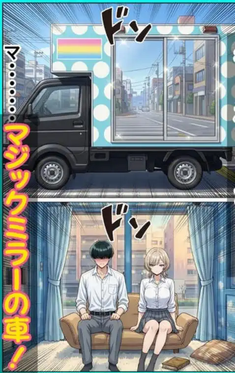 童貞陰キャの僕がクールギャルとマジックミラー車で生ハメセックスした話(d_760161)ページ004