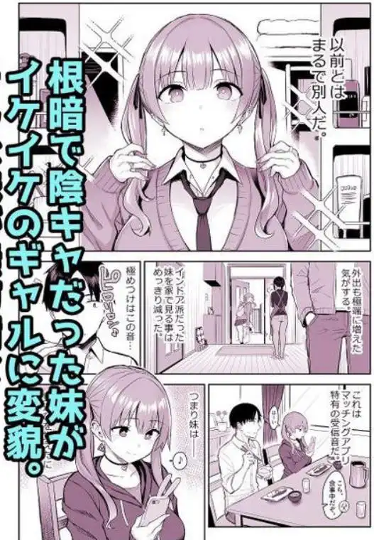 元陰キャの巨乳ヤリマン妹がエロすぎて、お兄ちゃんはもう…！！(d_782000)ページ001