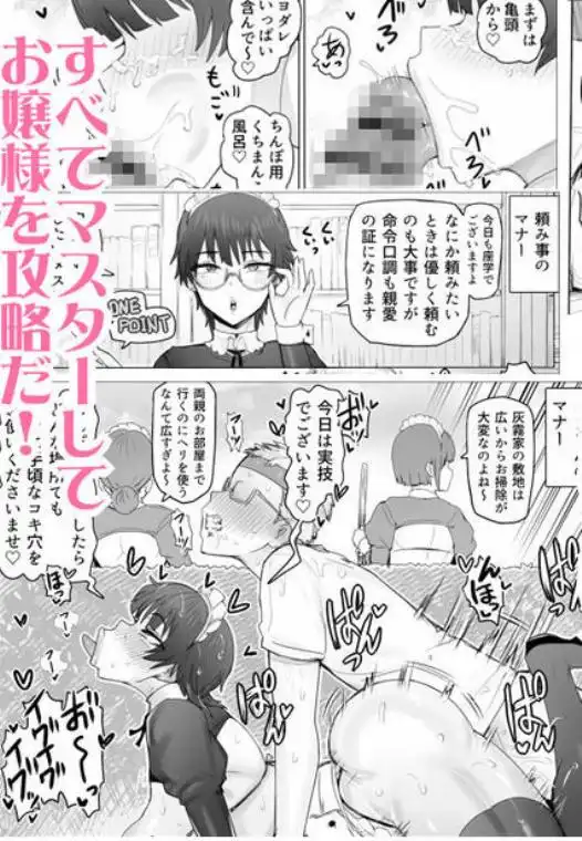 メイドで生ハメ練習したらお嬢様のコキ穴を攻略だ！(d_805006)ページ010